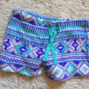 Fuzzy Pajama Shorts